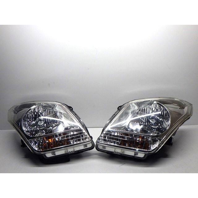 ワゴンR ヘッドライト左右 HID MH23S 100-59193 コーティング 比較的 