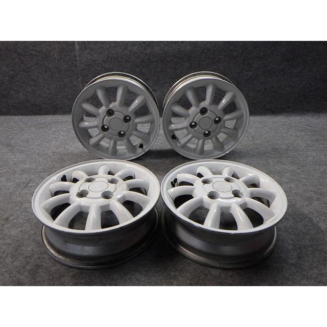 ラパン スズキ 純正 13インチ ホイール 等 ホワイト 13X4J +45 PCD100 