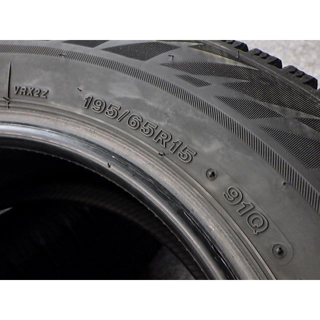 195/65R15 91Q 4本 20年製 BS ブリヂストン VRX2 溝5.5〜6.5 セレナ 