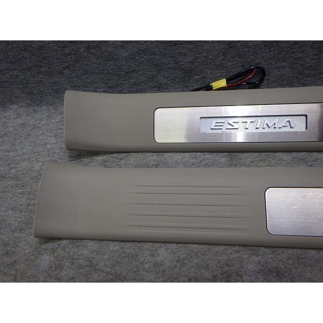 スカッフプレート　エスティマ　ACR50W　トヨタ純正OP トヨタ（TOYOTA） 50系 エスティマ 純正 スカッフプレート ACR GSR50