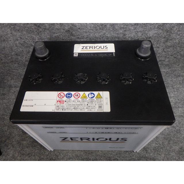 車　バッテリー　100D 23L 新品未使用です。 ☆再生バッテリー☆ 100D23L 23年製 ZERIOUS 572CCA 13.04V 260226211