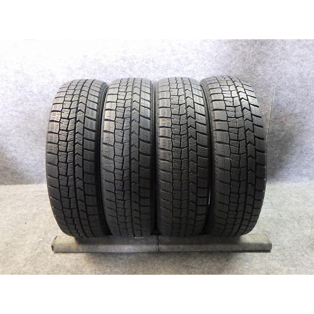155/65R14 75Q 4本 24年製 ダンロップ ウインターマックス WM02 溝7.0
