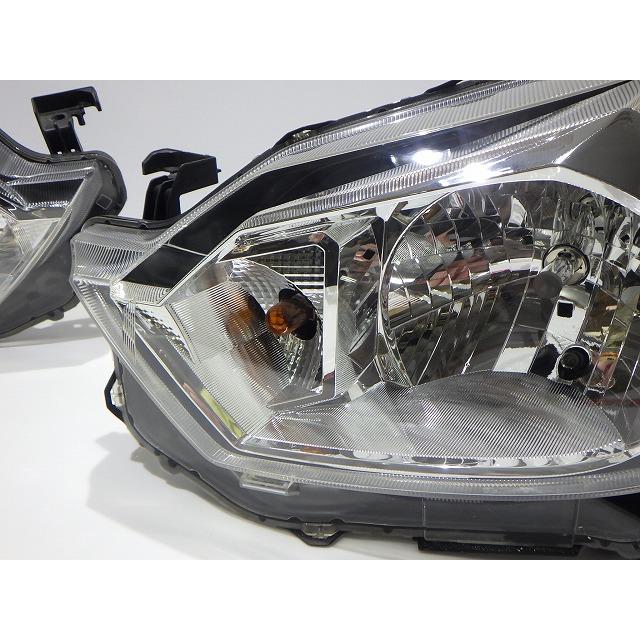 ミライース ヘッドライト左右 ハロゲン LA350S LA360S 100-69043 81130-B2660 81170-B2670 コーティング 綺麗 260418023の画像
