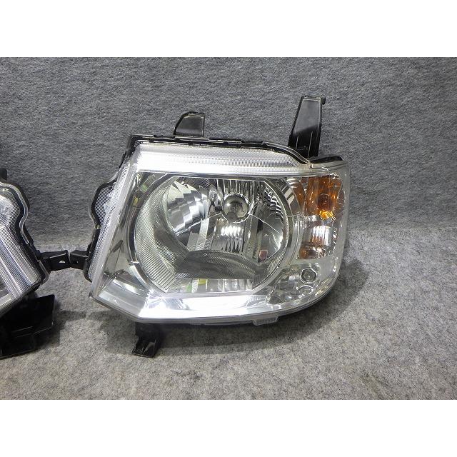 三菱（MITSUBISHI） EKワゴン ヘッドライト左右 ハロゲン H82W P6519