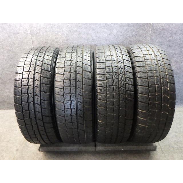 195/65R15 91Q 4本 21年製 ダンロップ ウインターマックス WM02 溝 6.5