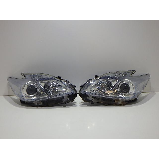プリウス ヘッドライト左右 ハロゲン ZVW30 前期 47-29 ホ 81110/81150