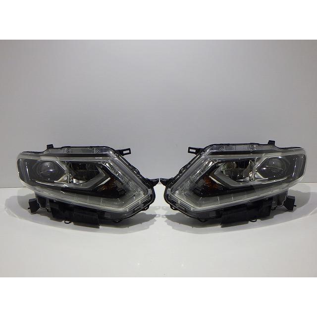 エクストレイル ヘッドライト左右 LED T32 HNT32 前期 100-17942 F