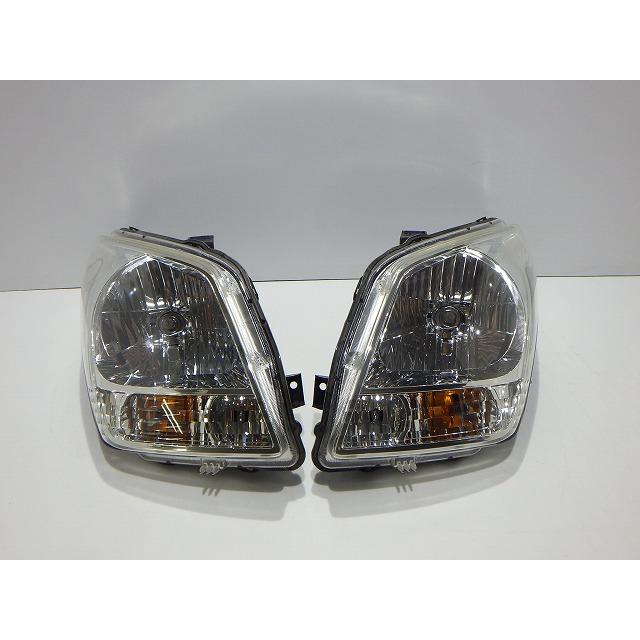 ワゴンR ヘッドライト左右 ハロゲン MH23S 100-59192 メッキ MJ23S