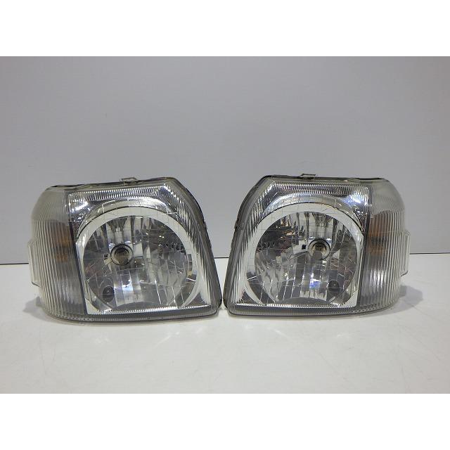 【美品 レンズコーティング済み】バモス＆アクティ HM1 ヘッドライト 左右 ホンダ（HONDA） バモス ヘッドライト左右 ハロゲン HM1 HM2 前期 レベ
