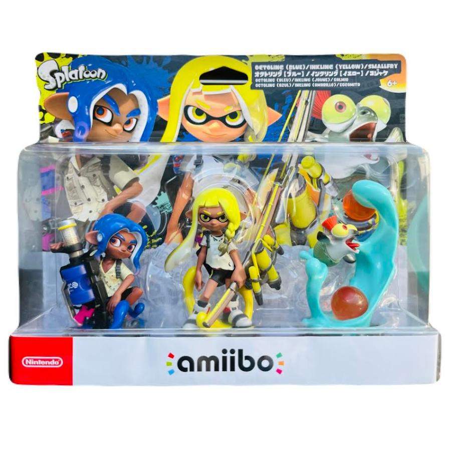 amiibo トリプルセット[インクリング【イエロー】/オクトリング【ブルー】/コジャケ]（スプラトゥーンシリーズ） | 