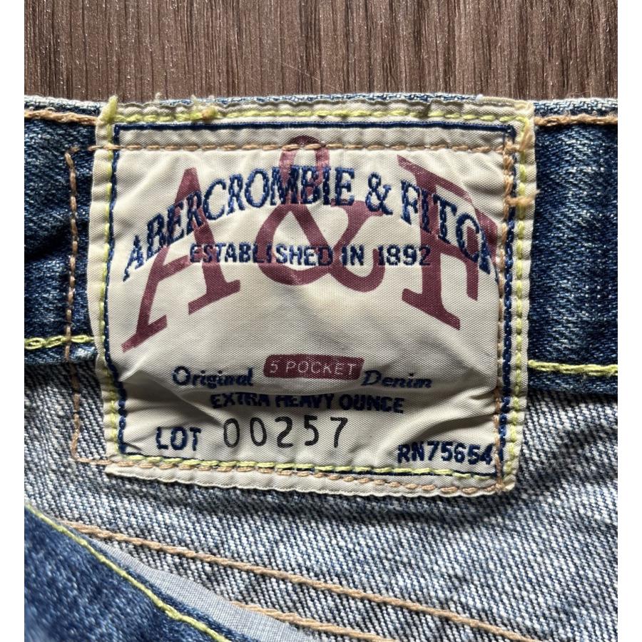 Abercrombie & Fitch アバクロンビー＆フィッチ ダメージ加工 デニムパンツ W32 L32 メンズ ジーンズ ブルー 中古 |  | 13