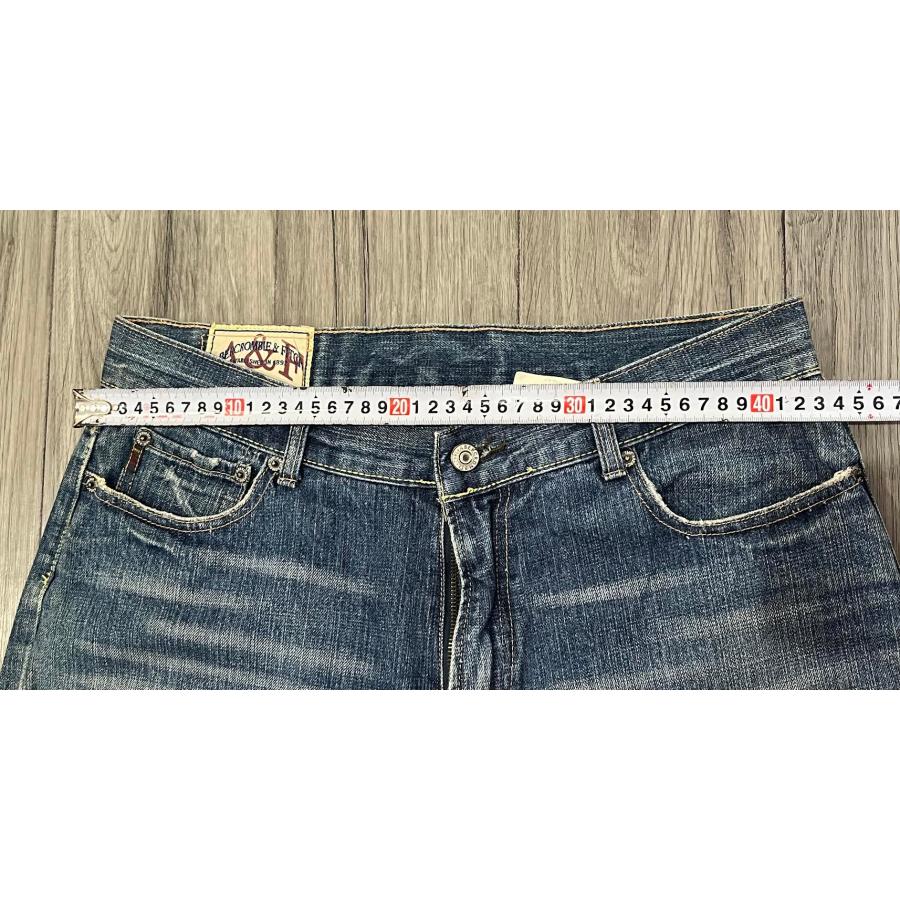 Abercrombie & Fitch アバクロンビー＆フィッチ ダメージ加工 デニムパンツ W32 L32 メンズ ジーンズ ブルー 中古 |  | 02