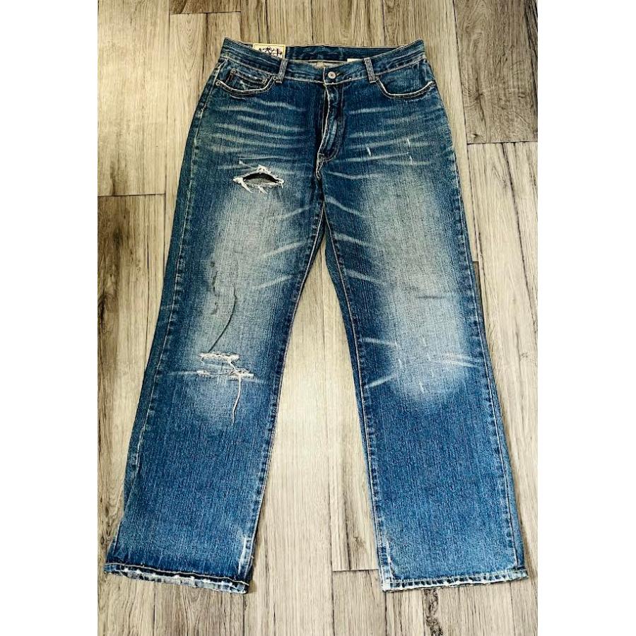 Abercrombie & Fitch アバクロンビー＆フィッチ ダメージ加工 デニムパンツ W32 L32 メンズ ジーンズ ブルー 中古 |  | 05