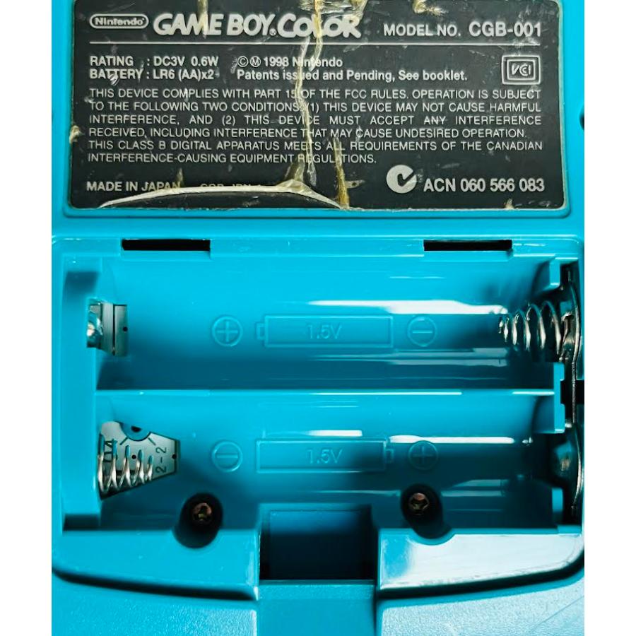ゲームボーイカラー ブルー CGB-001 中古 任天堂 Nintendo ゲームボーイカラー ブルー CGB-001 中古 任天堂 Nintendo
