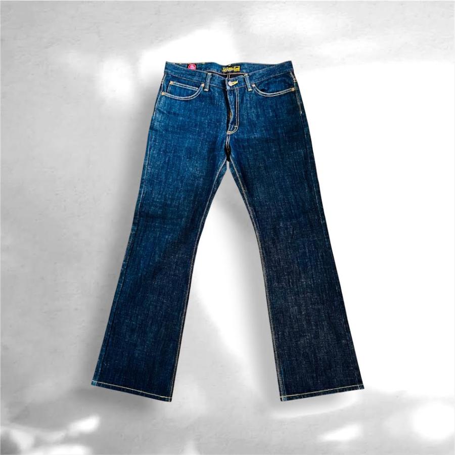 Lee 4063 W34 日本製 ストレートデニム ジーンズ 濃紺 色残り良好 裾擦れなし メンズ Lee | 