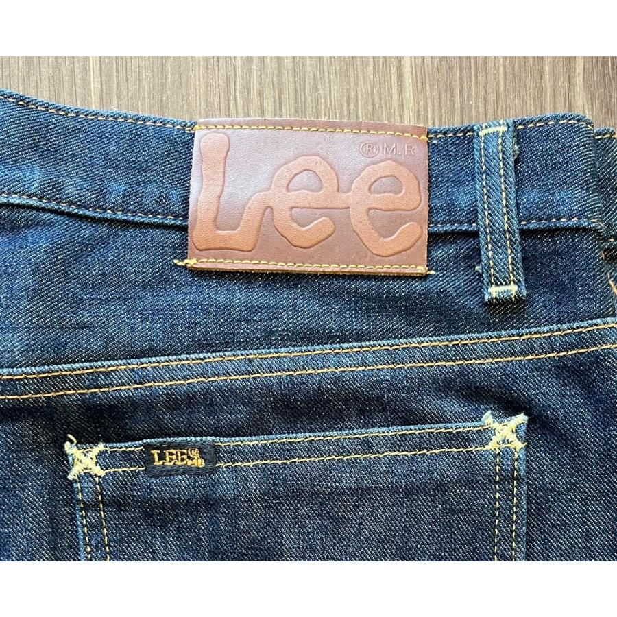 Lee 4063 W34 日本製 ストレートデニム ジーンズ 濃紺 色残り良好 裾擦れなし メンズ Lee |  | 08