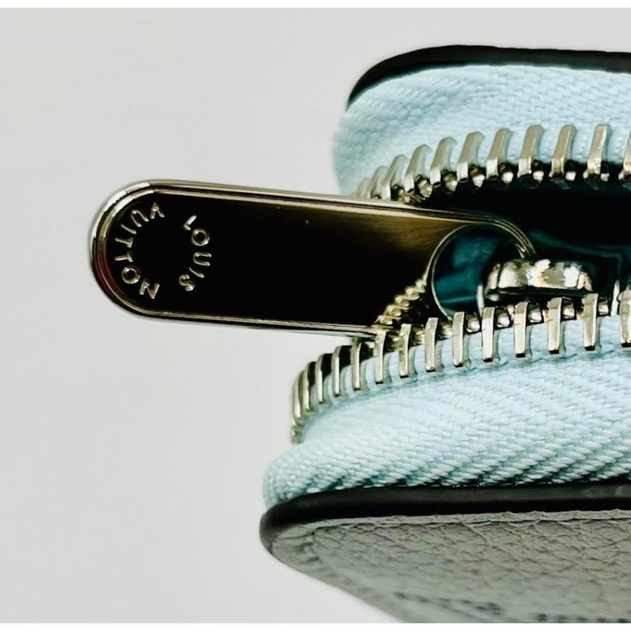 美品 ルイヴィトン マヒナ モノグラム イヴォワール ジッピーウォレット 733 LOUIS VUITTON LOUISVUITTONモノグラムマヒナ 限定カラー ミント