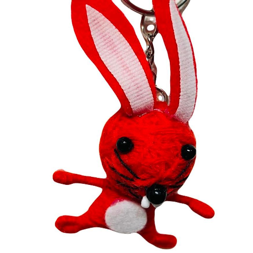 タイ 身代わり人形 キーチェーン お守り ハンドメイド 魔除け キーホルダー ウサギ |  | 05