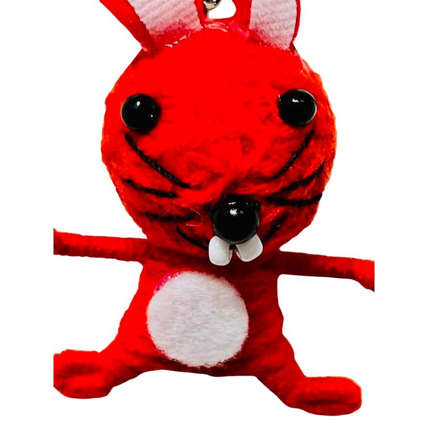 タイ 身代わり人形 キーチェーン お守り ハンドメイド 魔除け キーホルダー ウサギ |  | 01