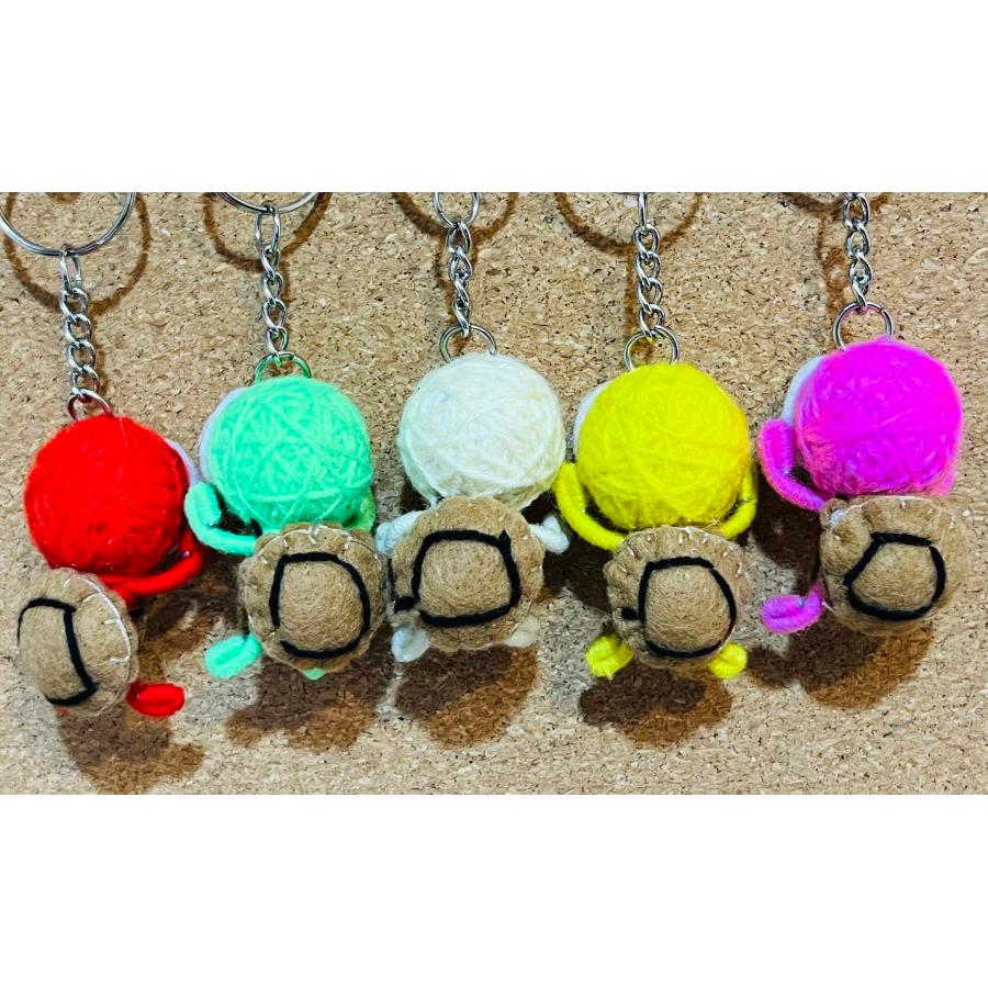 亀　タイ 身代わり人形 キーチェーン お守り ハンドメイド 魔除け キーホルダー |  | 07