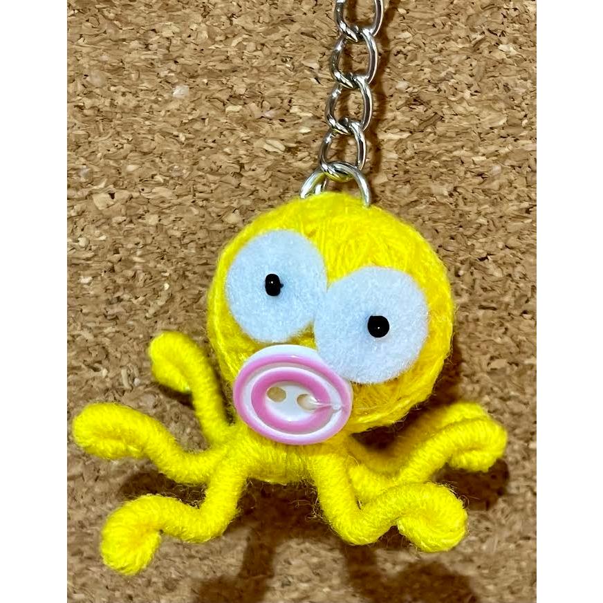 タコ　タイ 身代わり人形 キーチェーン お守り ハンドメイド 魔除け キーホルダー |  | 02