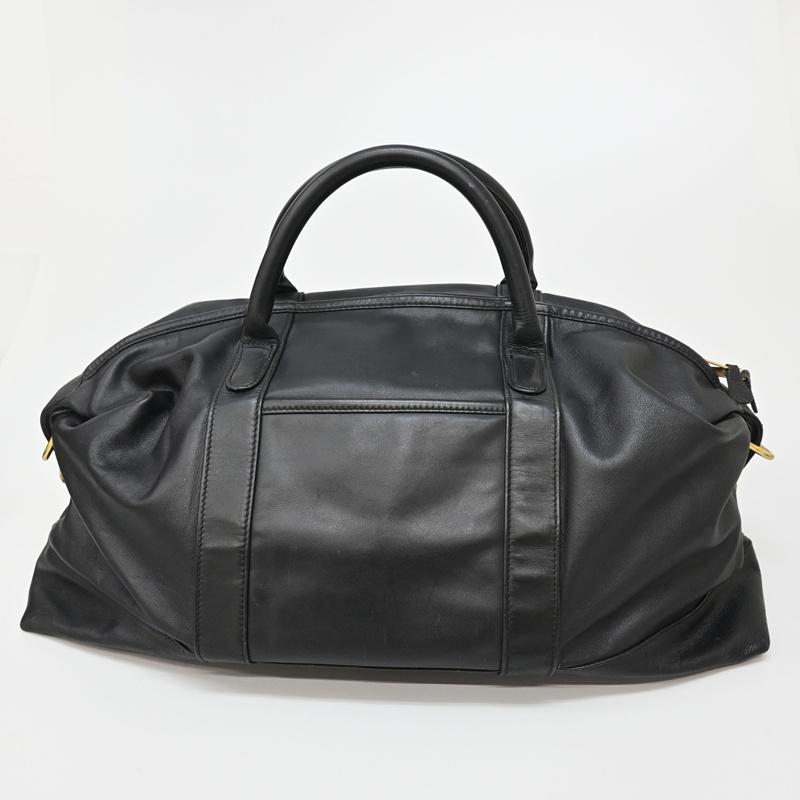 COACH（コーチ） オールド ボストンバッグ レザー ブラック 3290-345 