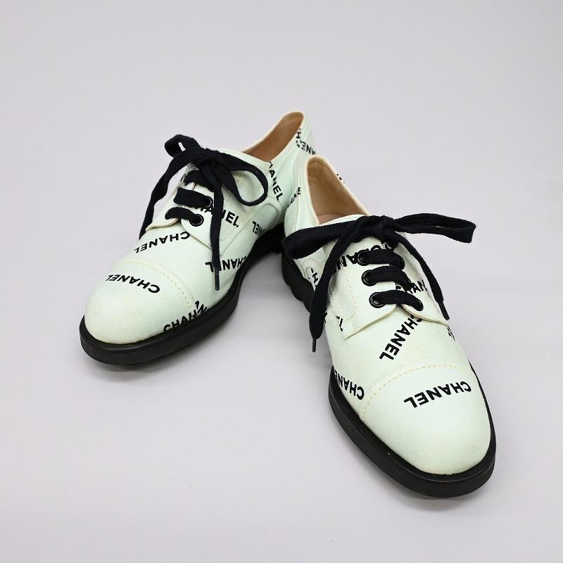 CHANEL シャネル スニーカー キャンバス 62500 A05136 レディース 36.5中古
