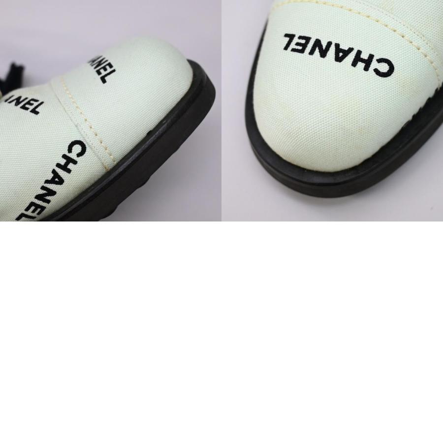 CHANEL シャネル スニーカー キャンバス 62500 A05136 レディース 36.5中古の画像