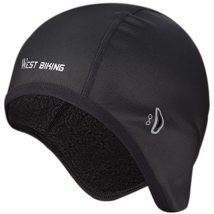 サイクリング用 ウィンターキャップ 男女 防寒 防風 56cm 耳当て アイ
