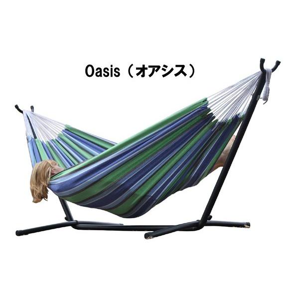 折りたたみ自立式ポータブルハンモック(スチールスタンド付きダブルハンモック) |  | 02