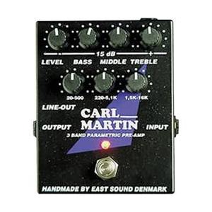 Carl Martin 3-Band Parametric EQ/Pre-amp 楽器、手芸、コレクション-ギター-楽器、器材