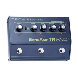 TECH 21 SansAmp TRI-A.C. ギターエフェクター Tech 21 SansAmp Tri-A.C. Distortion Pedal : ワールドセレクト