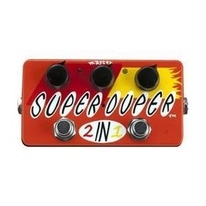 ZVex Hand-Painted Super Duper 2-in-1 Boost and Overdrive Guitar Effects Pedal