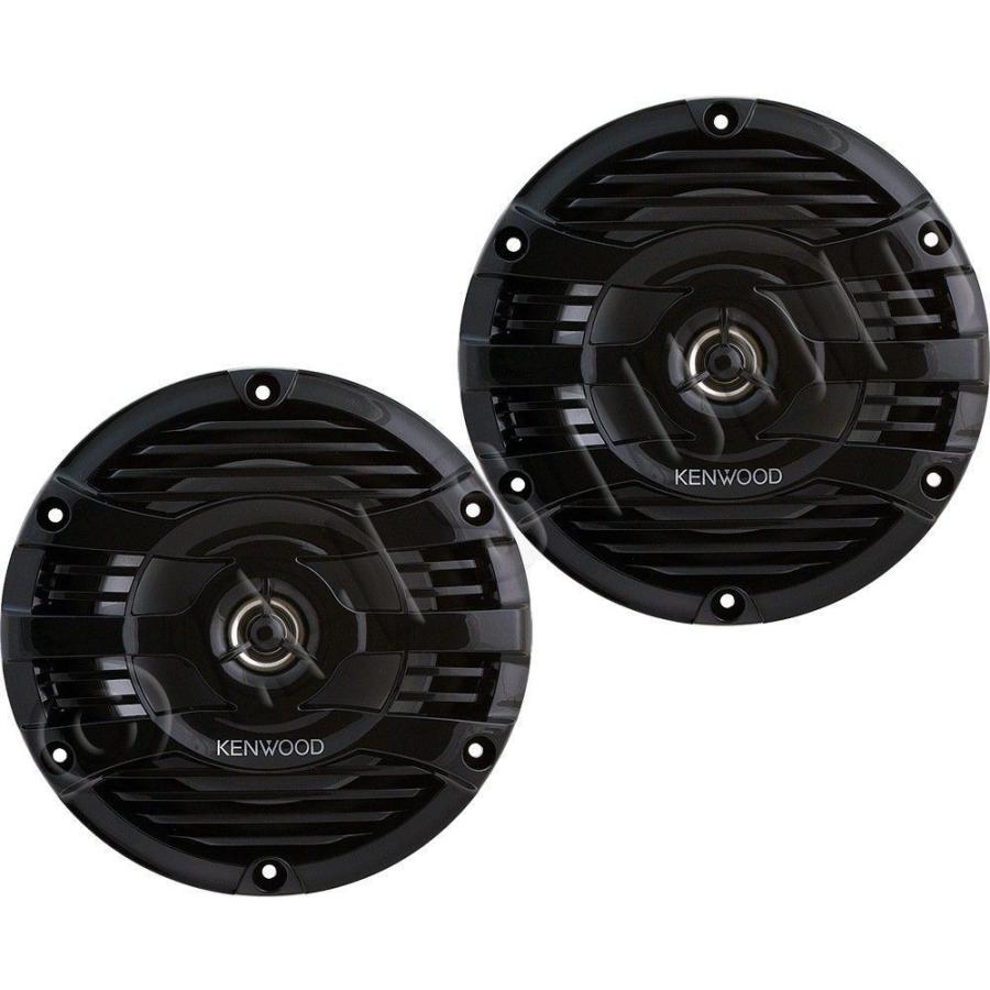 Kenwood(ケンウッド) KFC-1653MRB マリン16cmコアキシャル2wayスピーカー　ブラック | 