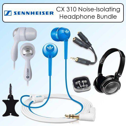 Sennheiser(ゼンハイザー) CX 310 Noise-Isolating Ear-Canal ヘッドフォン Bundle