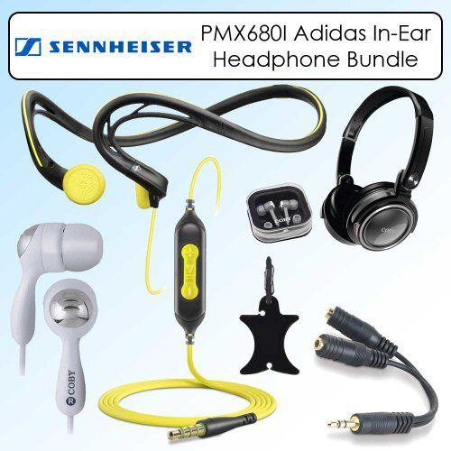 Sennheiser(ゼンハイザー) PMX680I PMX-680I Adidas Sports In-Ear ヘッドフォン Bundle