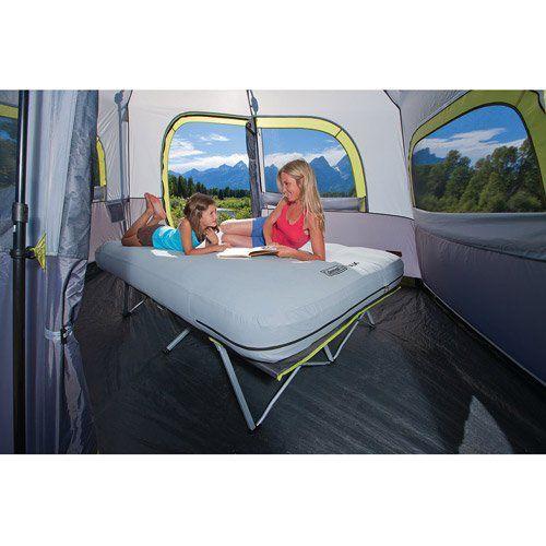 coleman queen airbed cot
