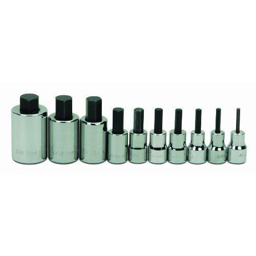 Snap-onスナップオン Industrial Brand JH Williams WSBS-10RC 10-Piece Hex Bit Socket Set