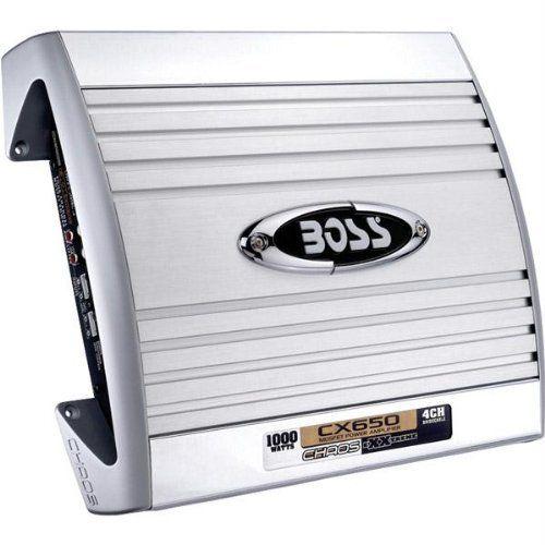 Boss CHAOS EXXTREME Series 1000-Watt 4-Channel MOSFET Bridgeable Amplifier with Remote Level Contro | 