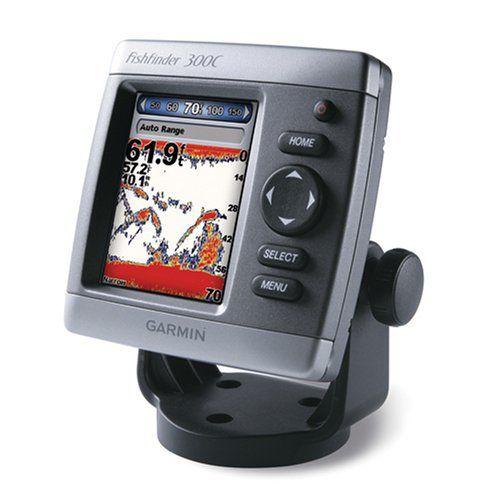 Garmin Waterproof Fishfinder 300C with 3.5-Inch Display and Dual-Beam Transducer |  | 01
