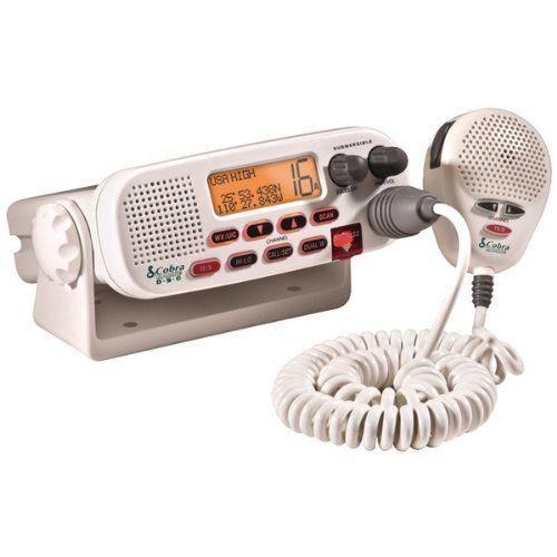 AWM Cobra Mr F45-D Marine Class-D Dsc Technology Fixed Mount 25-Watt Vhf Radio，White Marine Radio | 