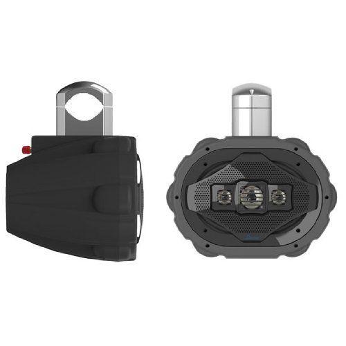 Lanzar AQWB69B 1 x 300 Watts 6 x 9 Inches 4-Way Marine Wake Board Speaker (Black) | 