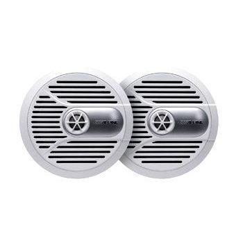 Alpine SPR-M700 7” Type-R Marine Speakers with Silver Grilles (Pair) | 