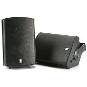 Poly-Planar 5-Inch x 7-Inch Compact Marine Box Speakers (Black， Pair) | 