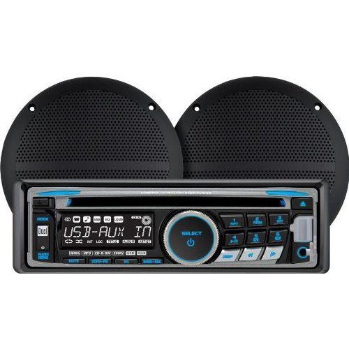Dual CP662B In Dash AM/FM/CD/MP3/WMA Receiver with Speakers Combo Pack | 