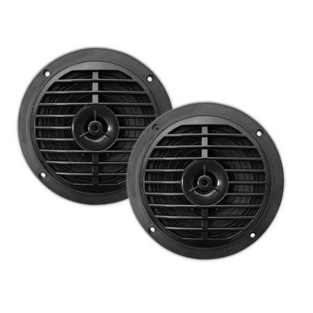 Enrock In Dash Motorcycle Marine USB SD Radio Receiver Pair 6.5” Speakers Cover |  | 02