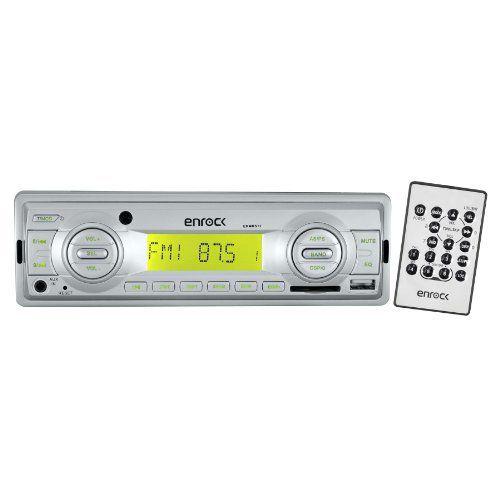 Indash Marine AM/FM MP3 Media Receiver w/ Remote 4 x 4” White Speakers withCover |  | 01