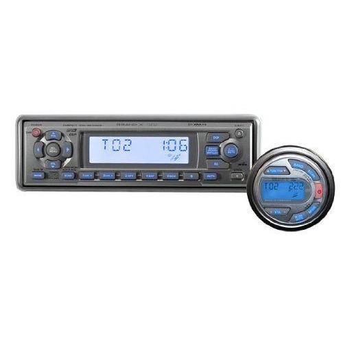 Brand-X XLW8ICDSAT AM/FM-MPX In-Dash Marine CD/MP3/WMA Detachable Face Plate Player with XM Ready