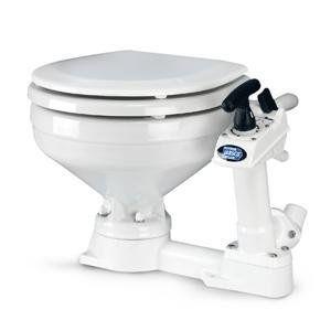 JABSCO COMPACT BOWL MANUALLY OPERATED MARINE TOILET - 31425