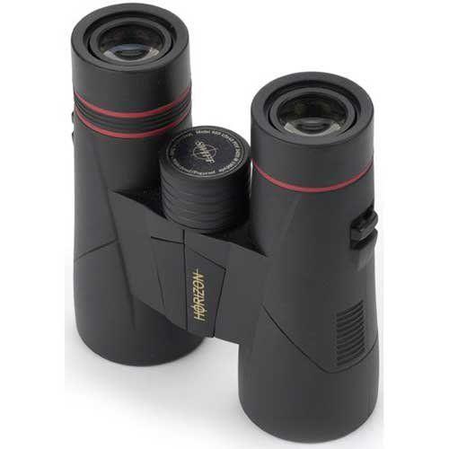 Swift(スイフト) Horizon 8x42 Roof BaK4 Prism 防水 双眼鏡， Black w/ Strap， Case 919